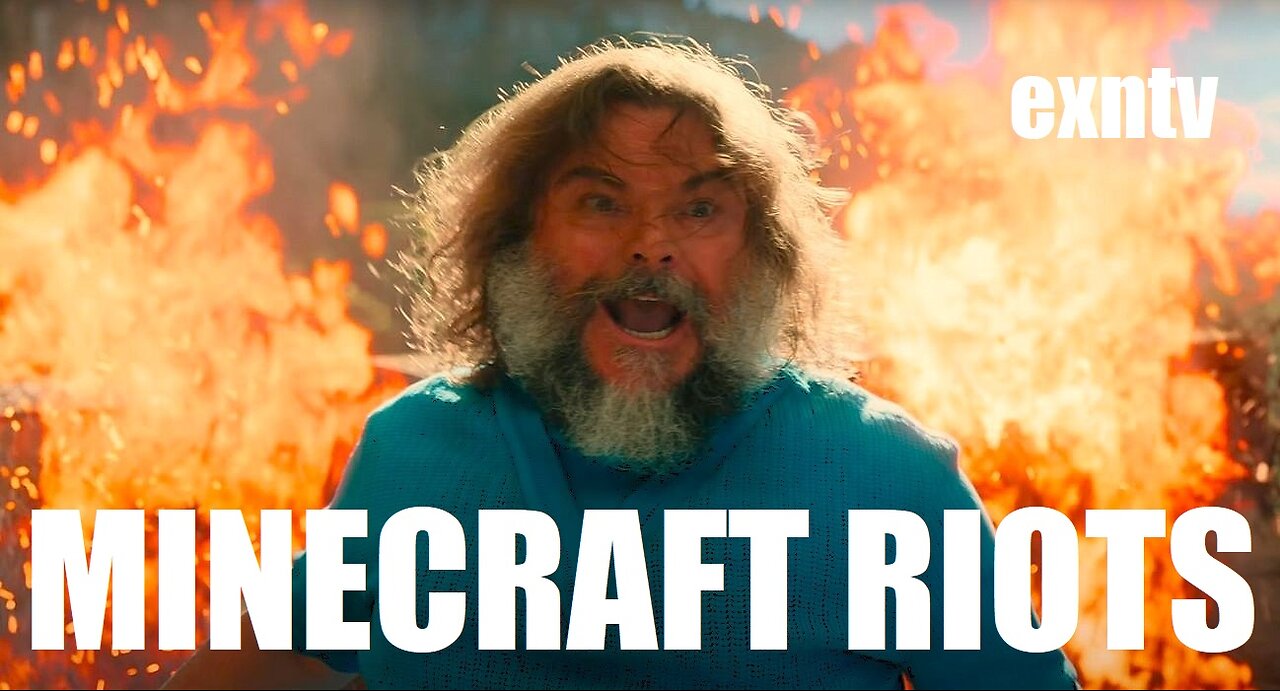 Minecraft Movie TikTok Trend Riots & Kids Playing With Jack Black Body Positivity Inaction Figures
