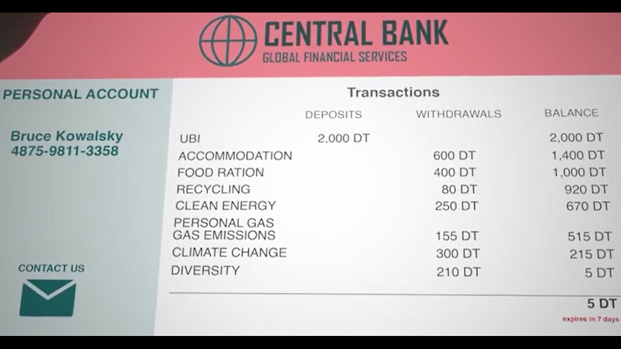 A glimpse into what the future might look like when universal basic income, digital ID, & CBDCs become a reality.