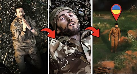 Russian Drone Forces Ukrainian Soldier to Surrender—Watch the Moment!