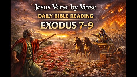 📖 Bible in a Year - Day 32: Exodus 7–9 Plagues Begin, Pharaoh Hardens, and God Makes His Name Known