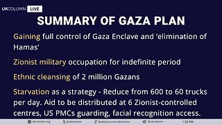 Plans for Gaza: Total Eradication and Ethnic Cleansing Under the Guise of ‘Security’ - UK Column