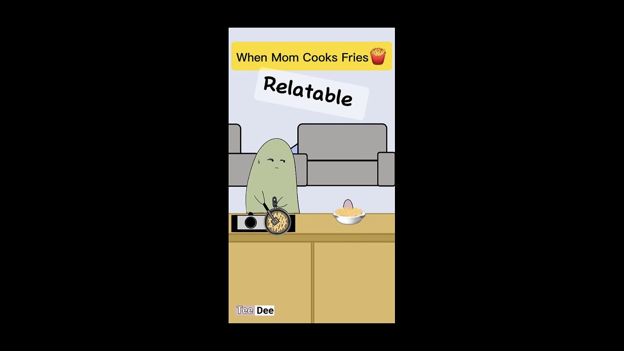 when Mom Cooks Fries🍟(Relatable)