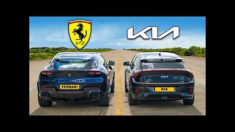 Can I beat a V12 Ferrari in a Kia
