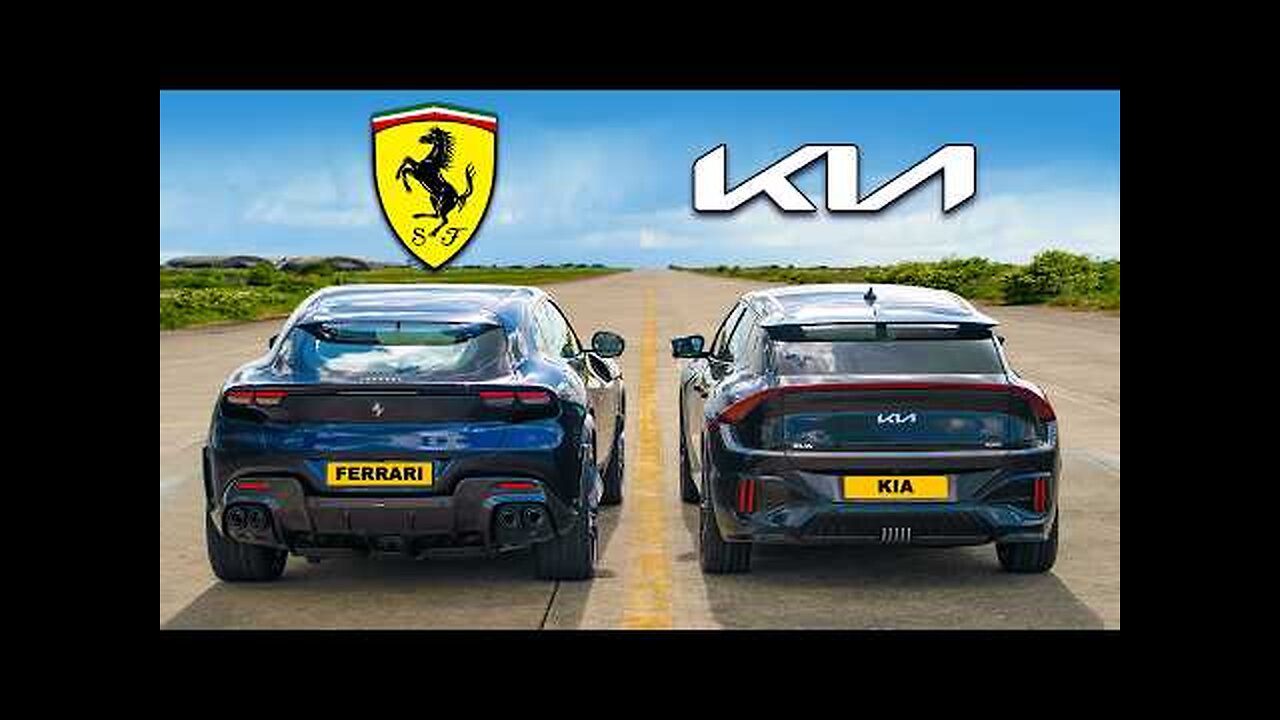 Can I beat a V12 Ferrari in a Kia
