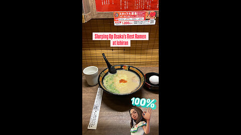 The Ultimate Ichiran Ramen Experience in Osaka, Japan 🍜
