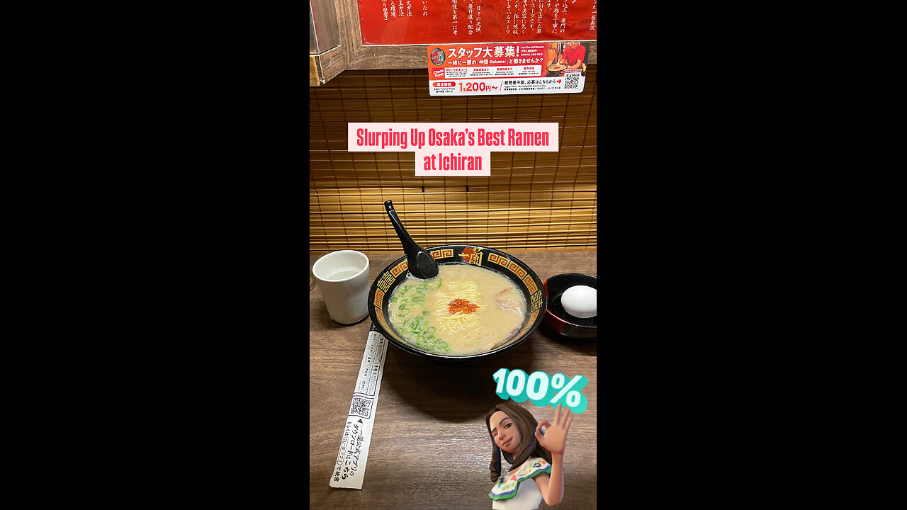 The Ultimate Ichiran Ramen Experience in Osaka, Japan 🍜
