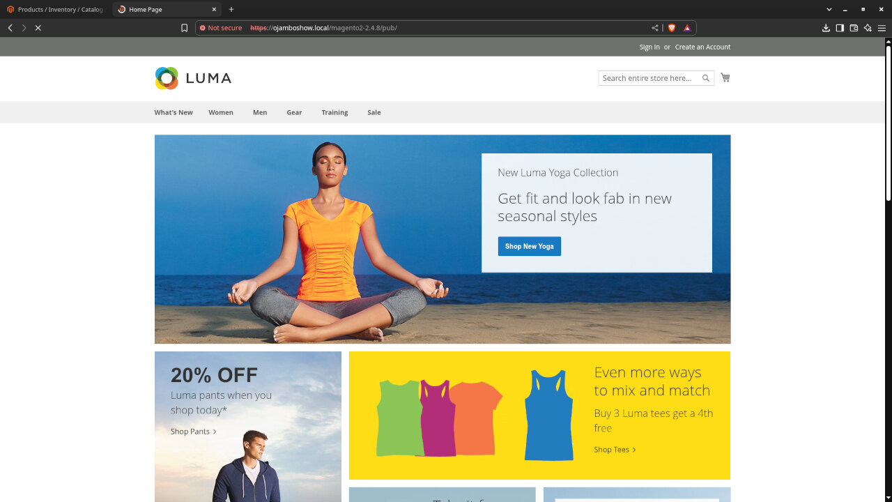 Install Magento Online Store