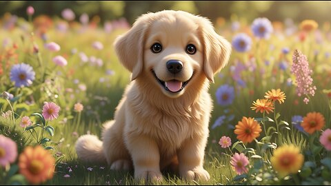 AI Video: HAPPY SWEET PUPPY!