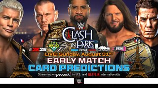 WWE Clash in Paris 2025 - Match Card Predictions | Bevelock