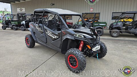 2024 CFMOTO ZFORCE 950 SPORT 4 IN BLACK WALK-AROUND