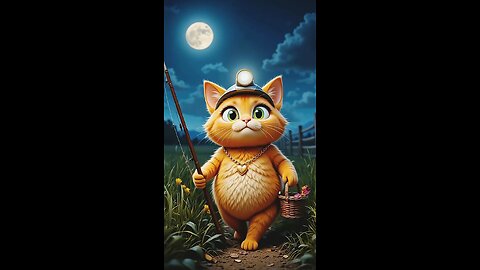 When Ai cat steal the Fish from the pond of farmer Pig #aicat #funny #shortsviral