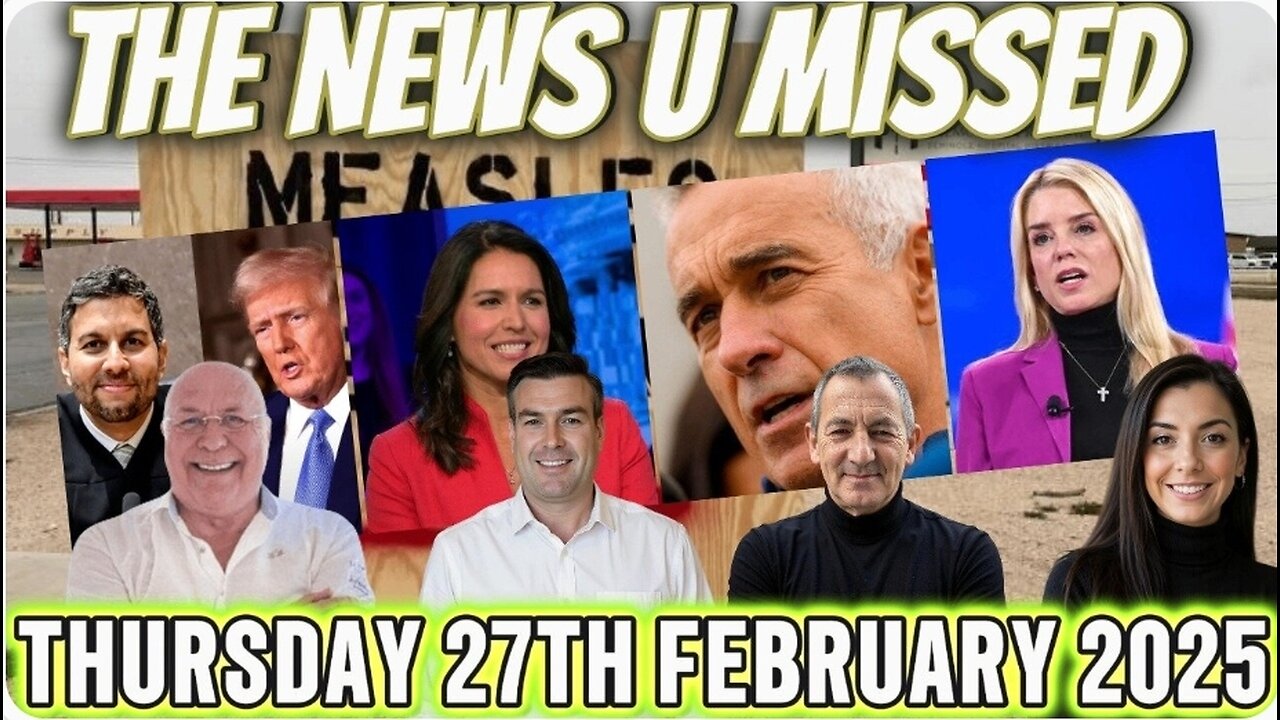 NEWS U MISSED WITH PAUL BROOKER & WARREN THORNTON ON THURSDAY.