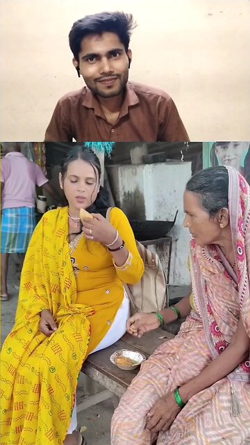 Dadi ladki ko jute se maare