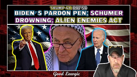 The Following Program: Trump BREAKS Biden's Pen; Democrats BURYING Schumer; Alien Enemies