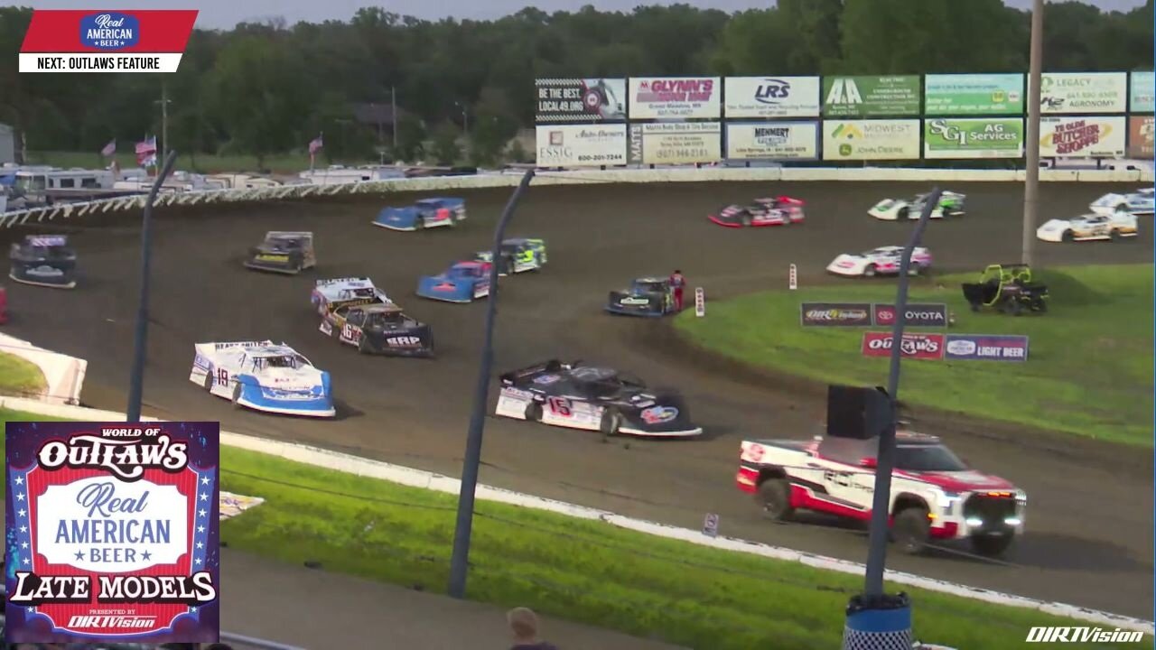 World Of Outlaws Late Models At Deer Creek Speedway (7/3/2025)