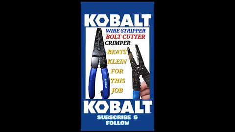 KOBALT Long Nose Wire Stripper