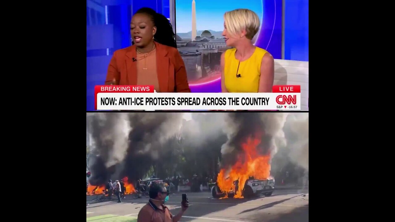 CNN's Ashley Allison: "I literally left Los Angeles Sunday night. There are not riots in the street"