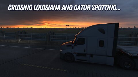Cruising Louisiana and gator spotting!