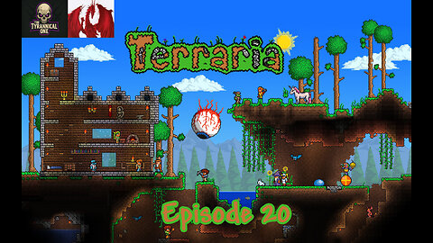 Terraria (PC) Co-Op with Nisidomus - Episode 20 Who Summoned The Eye of Cthulhu