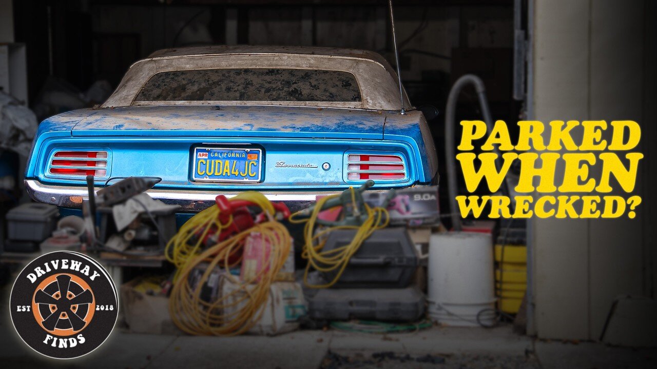 Muscle Car Rescue. Getting a CRASHED 1970 Barracuda on the road again | Driveway Finds