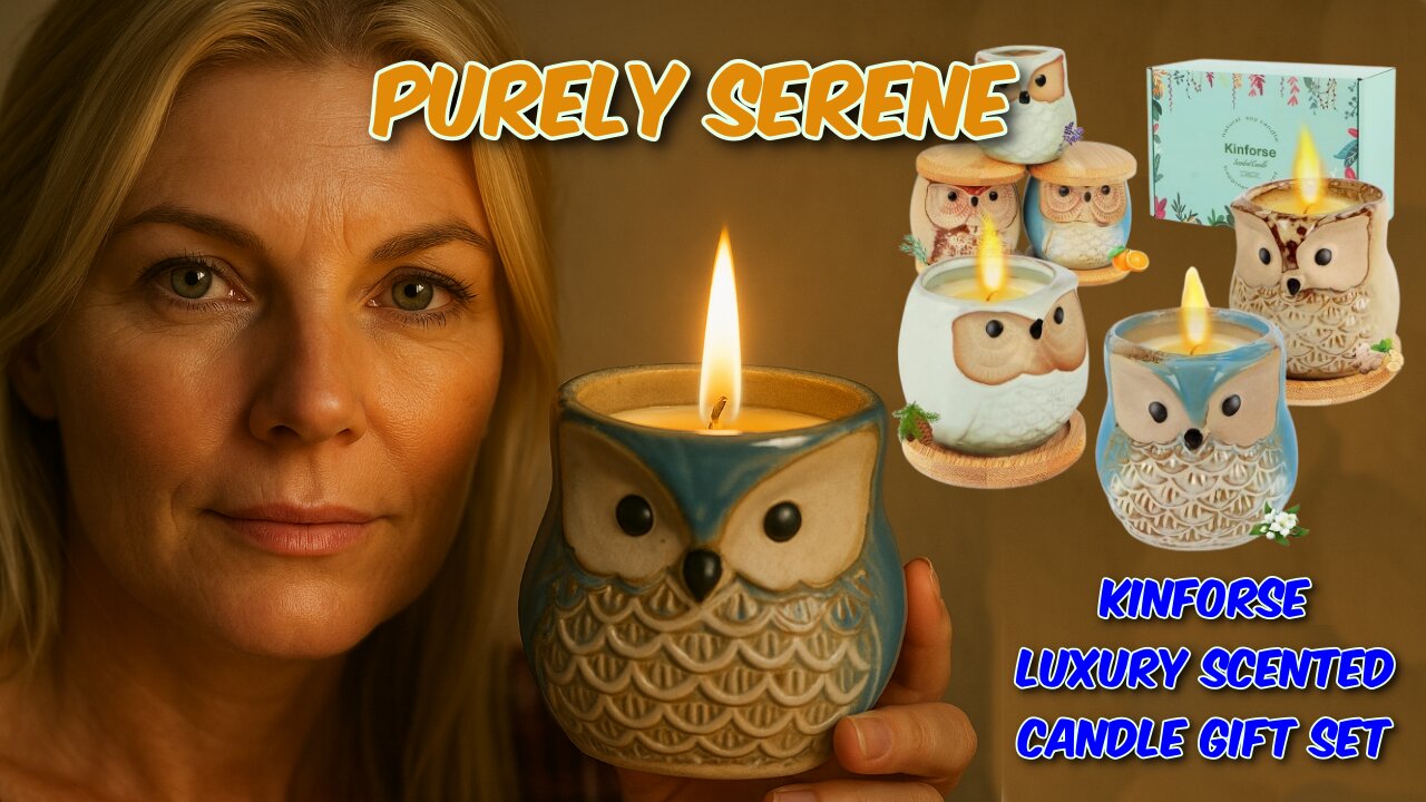 Kinforse Luxury Scented Candle Gift Set Review
