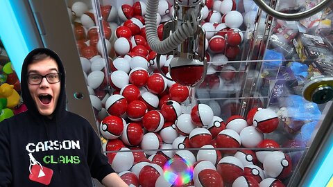 Claw Machine Filled With PokéBalls!