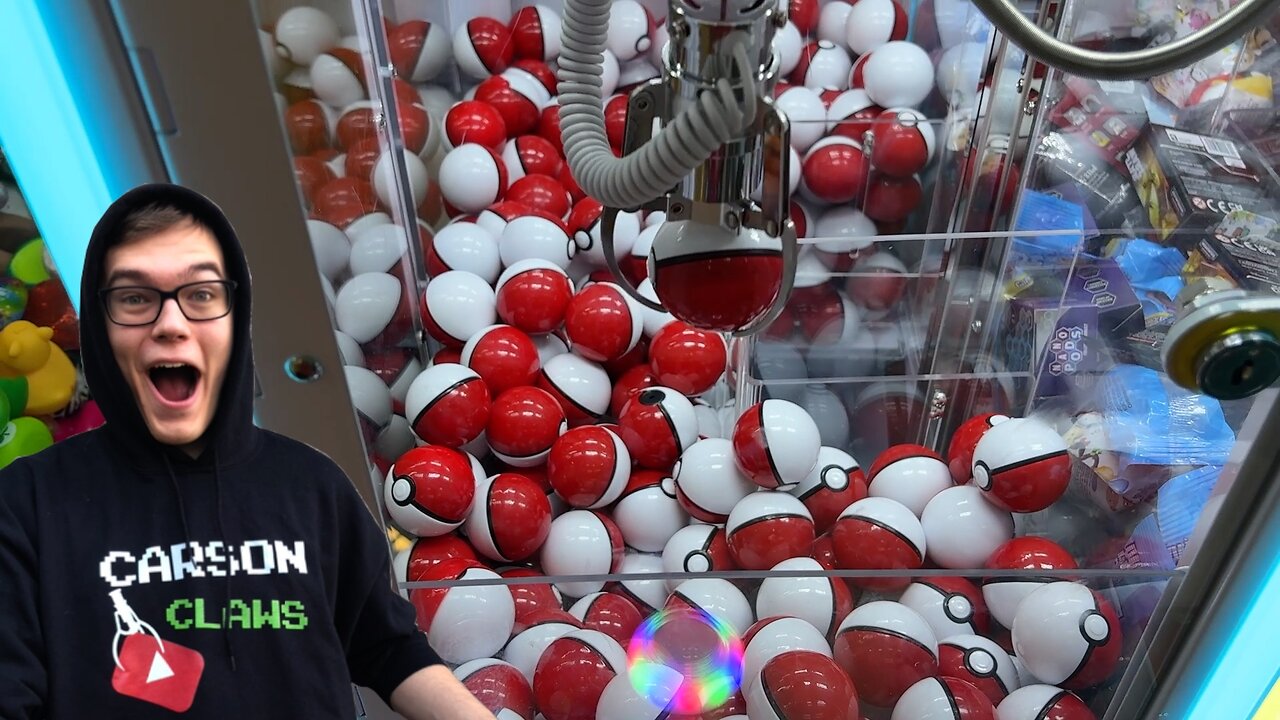 Claw Machine Filled With PokéBalls!