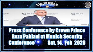 Press Conference by Crown Prince Reza Pahlavi at Munich Security Conference'