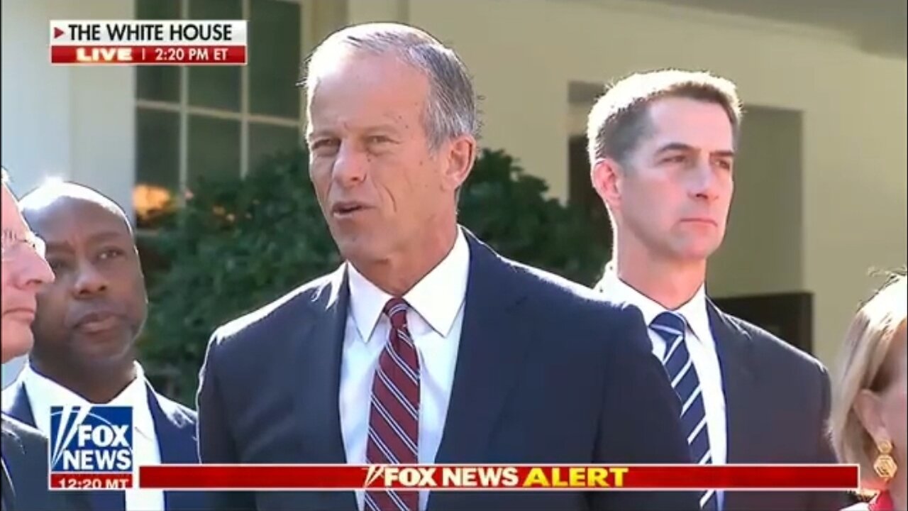 Sen John Thune to Democrats: Open the Government