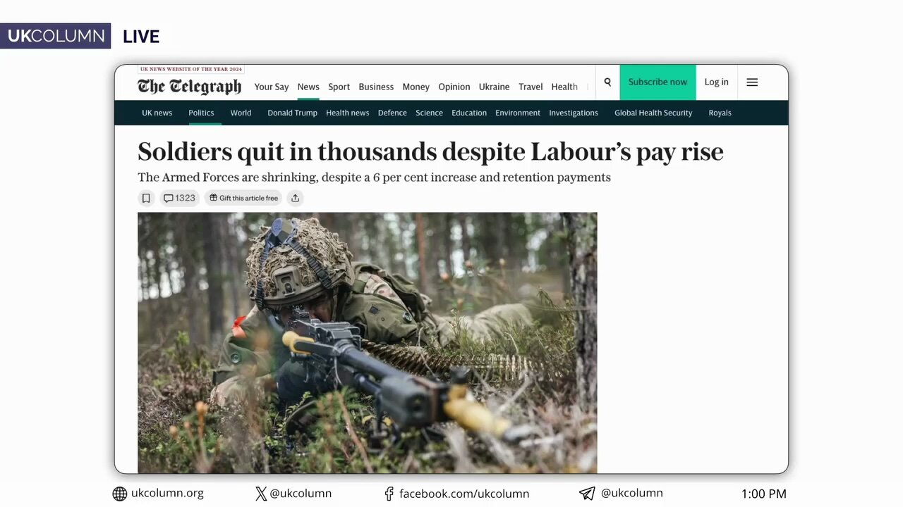 Starmer Signs EU Defence Deal as UK Hunts for Cannon Fodder - UK Column News