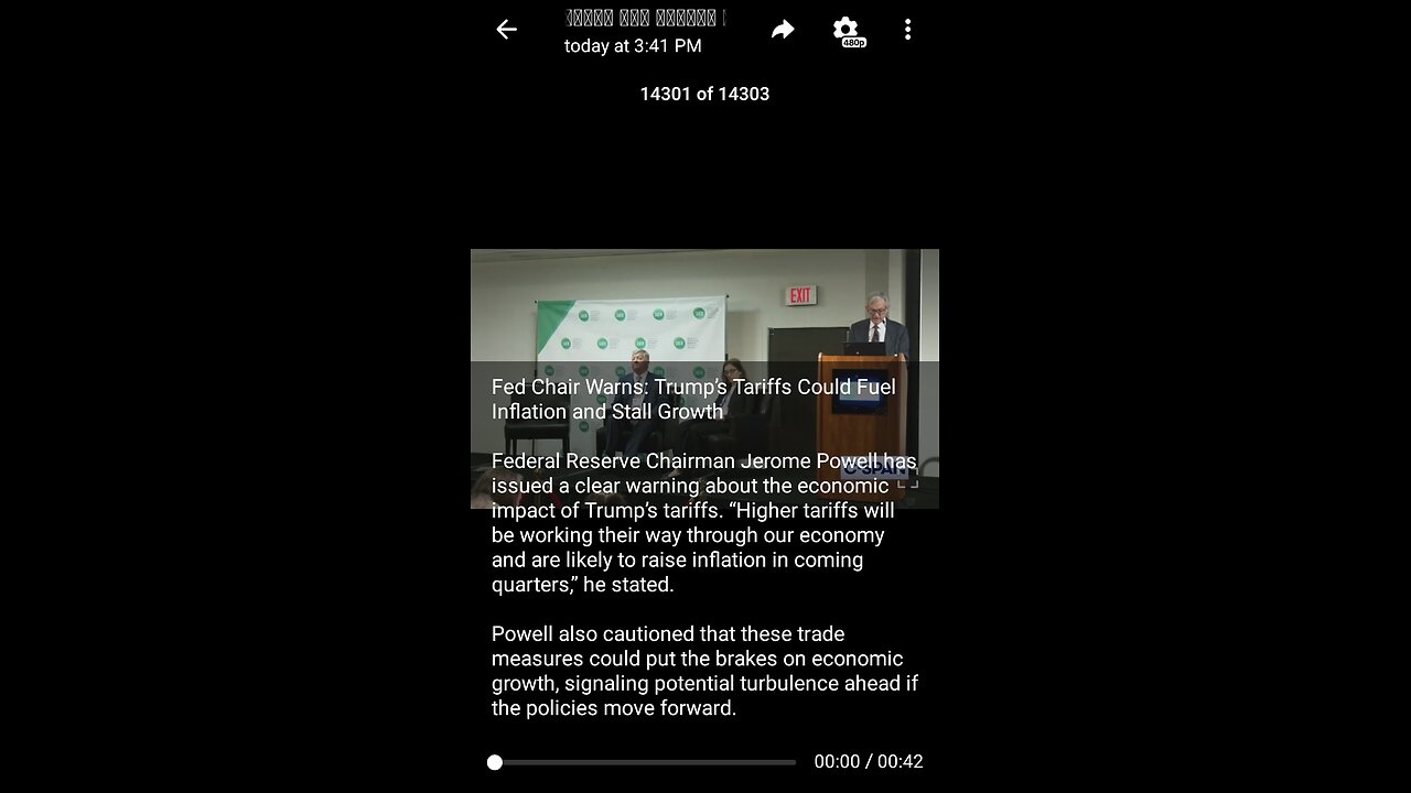 News Shorts: Fed Chair talks Possible Results of Tariffs