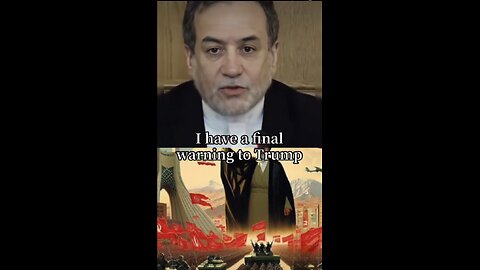 Iran Foreign minister Warning ⚠️ to Trump