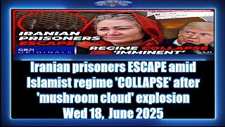 Iranian prisoners ESCAPE amid Islamist regime 'COLLAPSE' after 'mushroom cloud' explosion