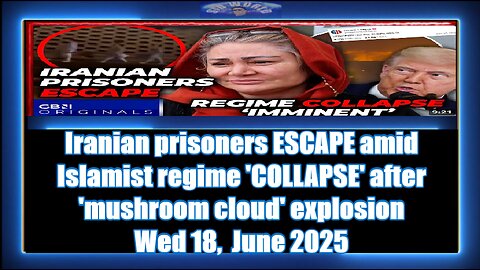 Iranian prisoners ESCAPE amid Islamist regime 'COLLAPSE' after 'mushroom cloud' explosion