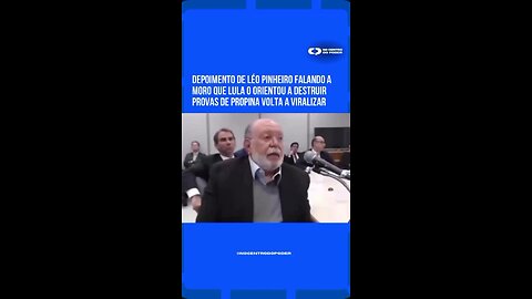 Léo Pinheiro denunciando as fraudarias e corrupções do Lula