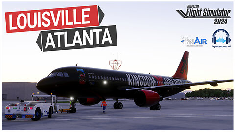 ✈️ KDX Ops Louisville to Atlanta #SU3 | ON Air with SayIntentions ATC ✈️