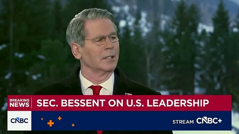 Watch CNBC's full interview with Treasury Secretary Scott Bessent