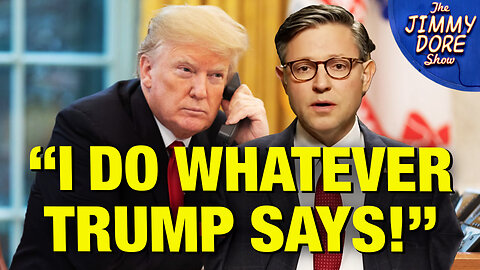 Speaker Mike Johnson ADMITS He’s Lying For Trump!