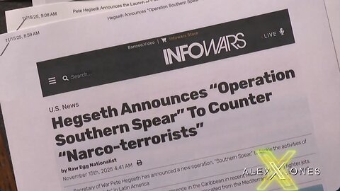 BREAKING: Hegseth Announces, “Operation Southern Spear” To Counter Narco-terrorists In Latin America