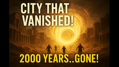 2000 Years Ago… A City Disappeared Overnight