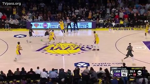 Timberwolves vs. Lakers last 4 minutes of the game (April 30, 2025)
