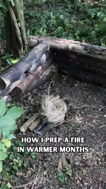 How To START A FIRE In Warmer Months 🔥 How I Do It