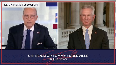 Senator Tuberville Joins Kudlow to Discuss Trade Deal with China, America First, and Taxes