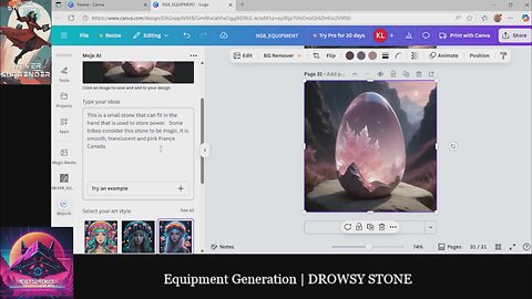 DROWSY STONE | Equipment for Never Surrender