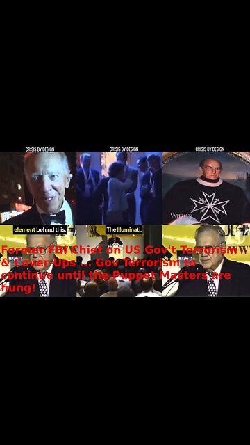 🚨🇺🇸 US Gov't Terrorism & Cover-Ups: 911, JFK, OKC Bombing ▪️ Gov Terrorism to continue until the Puppet Masters are hung❗️