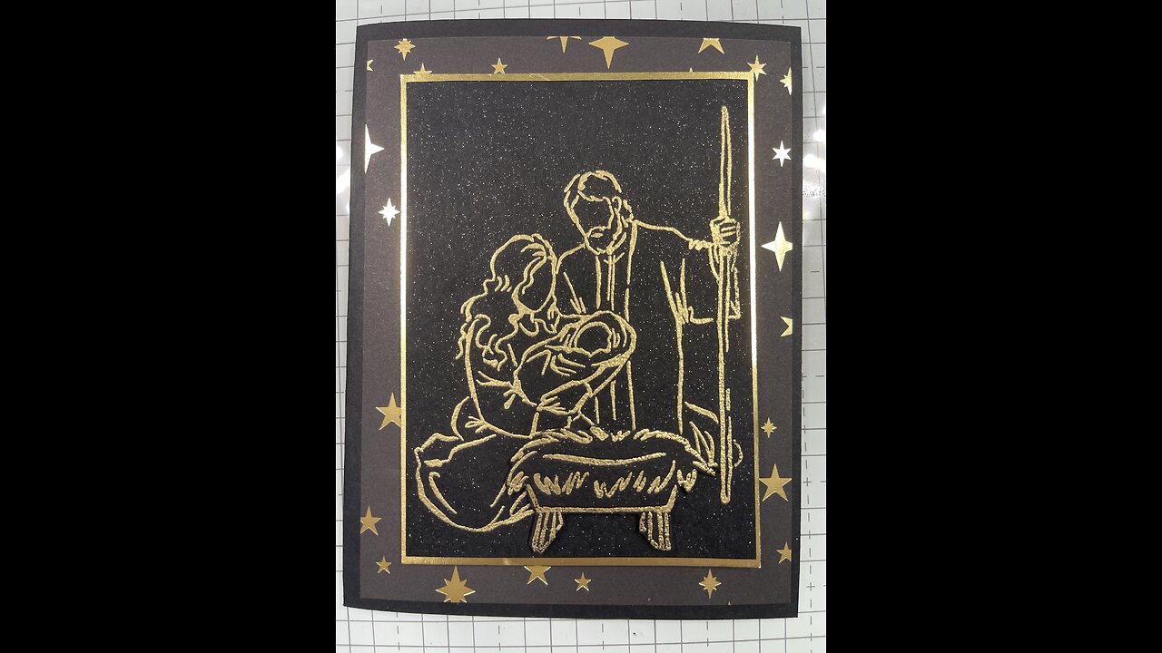 A Child is Born on DIY Shimmer Paper - 08/27/2025