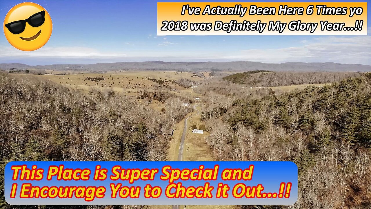 9 - THE COOLEST AERIAL SCENERY of THE JEFFERSON NATIONAL FOREST