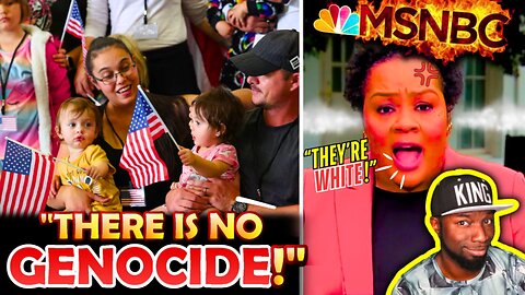 🚨"THEY'RE WHITE!!!" Liberal Media MELTDOWN Over Trump Allowing WHITE South African's To SEEK ASYLUM!
