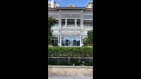 Fire and Water Display At Grand Hyatt Nassau Bahamas