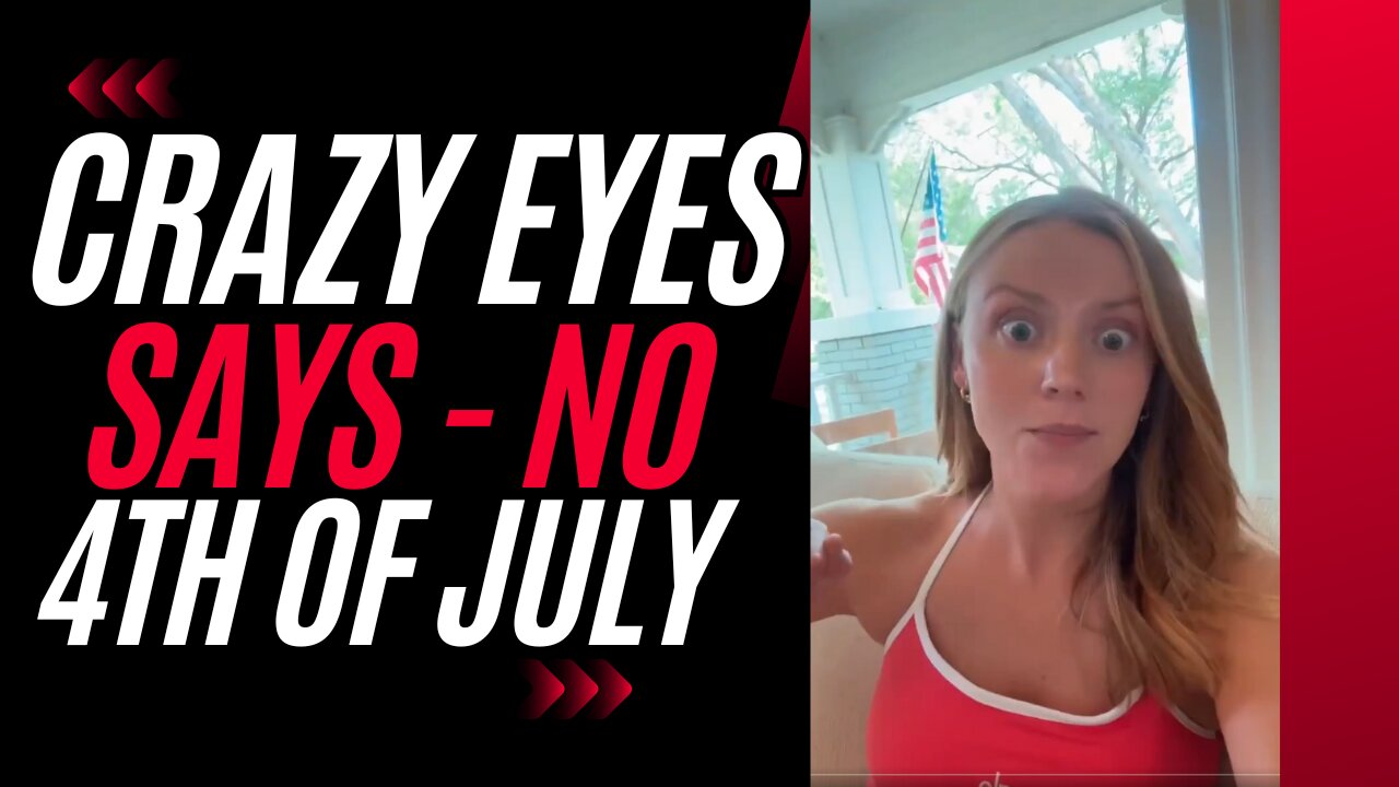 Crazy Eyed Lib cancels 4th of July for TRUMP Supporters